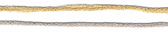 image of metallic lame or lure yarns