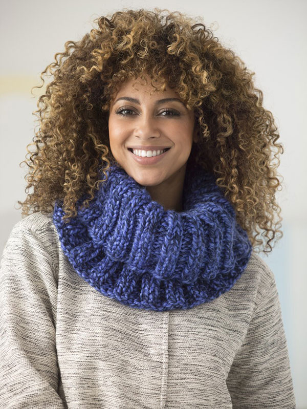 1 Ball Ribbed Cowl