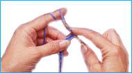 picture of hands crocheting